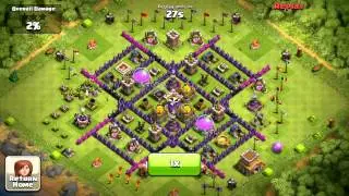 [Clash of Clan]14th TH8 Defense. Mass goblins