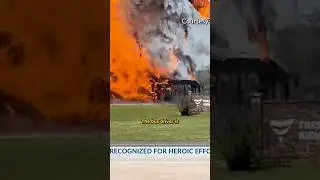 Hero Sportran bus driver honored for saving passengers, pedestrians before explosion