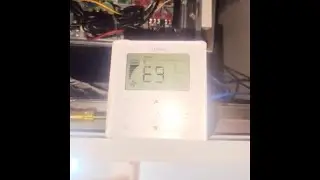 #midea Mini vrf concealed unit??Error code E9 #hvac Ac not working ???Atom series concealed unit!!