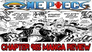 One Piece Chapter 985 Manga Review. New Onigashima Project Revealed