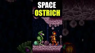 Samus meets a Space Ostrich and learns SHINE SPARK - BLIND Super Metroid SNES Playthrough