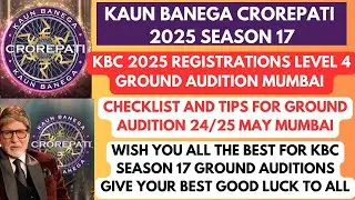 KBC Season 17 Ground Audition | Important Tips And Strategy For Audition | Level 4 Ground Audition