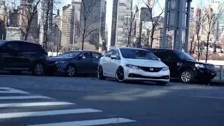 Honda Civic Wrapped in Gloss White Pearl