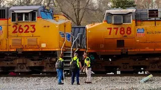 Irondale, Alabama - Railroad Yard Action, Norfolk Southern & Union Pacific
