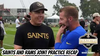 Saints And Rams Joint Practice Recap