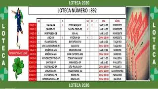 PALPITES DA LOTECA 892