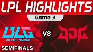 BLG vs JDG Highlights Game 3 LPL Summer Semifinals 2023 Bilibili Gaming vs JD Gaming by Onivia