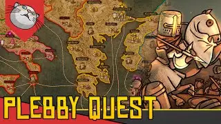 ESTRAT&Egrave;GIA, CRUZADAS, JERUSALEM e A&Ccedil;UCAR! - Plebby Quest - The Crusades [Gameplay Portugues PT-BR]