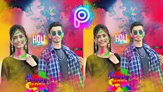 Holi photo editing 2022//New holi photo editing 2022//Holi photo editing tutorial