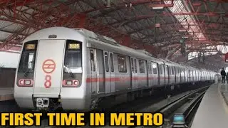 First time travelling in metro 🚊 #delhimetro #metro #noida