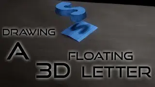 drawing a 3D floating letter S
