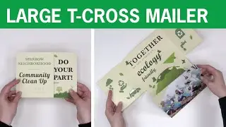 Designer Folds: Large T-Cross Mailer