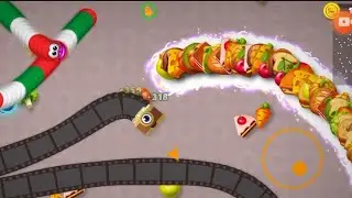 Rebutan makanan lezat worms zone.io
