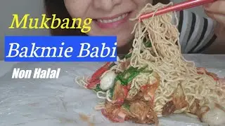 Mukbang Bakmi Babi Baso Ikan khas Bagansiapiapi