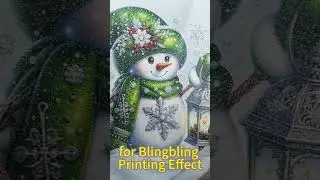 Beautiful Blingbling Printing Effect Glitter DTF PET Film #dtfprinting #dtf #dtffilm #printingfilm
