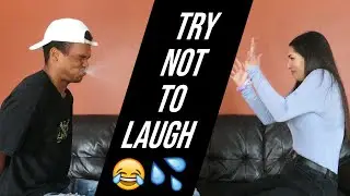 COUPLES TRY NOT TO LAUGH CHALLENGE!!