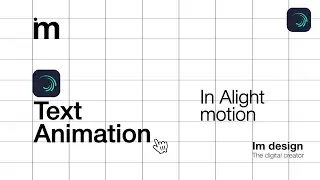 Text animation in Alight motion | im design # editing #alightmotion#creatingdesigns 