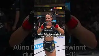 Alina Dalaslan zerst&ouml;rt Gegnerin mit Spinning Elbow 🚀