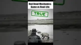 RDR2 mechanics in Real life Vs Virtual reality #reddeadredemption2 #rdr2 #pcgaming #viralvideo
