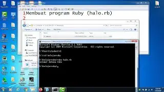 #1 Membuat program Ruby