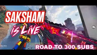 🔴Live | Indian Cod Mobile Stream | DAY 16 | Road to 300 Subs Saksham CODM Live Live Stream