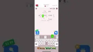 Solving level 47 on cryptogram