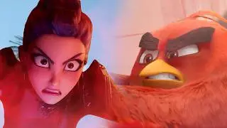 Red Vs Rumi from Kpop Demon Hunters