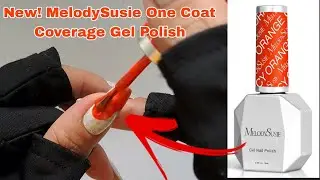 New! MelodySusie One Coat Coverage Gel Polish with Stylish Nail Bottle Design - Easy Nail Art 2024
