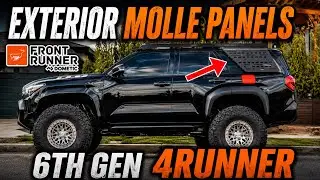 ULTIMATE gear Mounting-Front Runner exterior MOLLE panel on the 6th gen 4runner