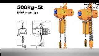 Electric chain hoist: 300kg-50 ton fixed type electric chain hoists