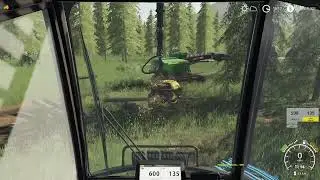 (FS19) Logging on Estonian Forest Valley (multiplayer harvesting) EP5