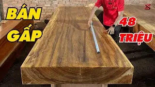 48 triệu cho bàn Cẩm Hồng 3m75 – qua 22/01 là về giá gốc| Sơn Sập Gỗ