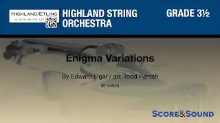 Enigma Variations arr. Todd Parrish &ndash; Score & Sound