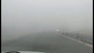 Driving In Fog ( Dwarka Expressway Gurgaon) || Dense Fog Driving