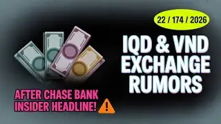 IQD & VND Exchange Rumors Grow After Chase Bank Insider Headline! 🏦 💰 RV News 2026