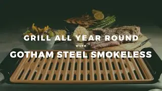 Grill From The Comfort Of Your Home With The Gotham Steel Smokeless Grill