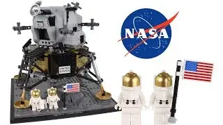 Обзор и скоростная сборка LEGO NASA Apollo 11 Lunar Lander 10266