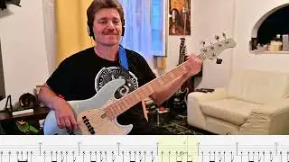Bass  Cover +Tabs   - Bonjour Madame   - Alternosfera