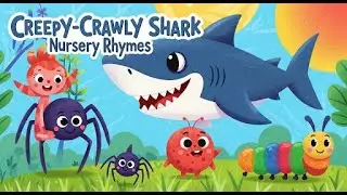 Creepy-Crawly Shark Nursery Rhymes! 🦈🕷️ Spooky Songs for Kids | Cartoon With Kids