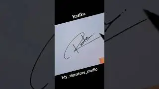 comment your name #signature #art #writing #reels #viral #artist #new #sign #signs #rashika