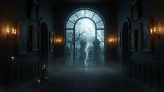 4K (With Scary Sound Effects) Halloween Haunted House Background Video | Spooky Mansion Ambience