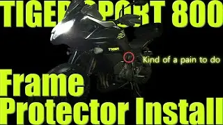 Установка защиты рамы Tiger Sport 800