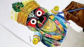 How to Draw Lord Jagannath Step by Step | Jagannath Ji Drawing ||