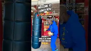 #lunchbox #howtobox #boxingtraining 🥊 How to sit down on your punches #howtopunch #youtubeboxing