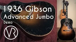 1936 Gibson  AJ Advanced Jumbo / Demo / The Fellowship Of Acoustics / VintageandRare.com