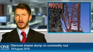Glencore shares slump on commodity rout
