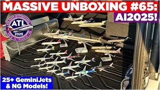 25+ GEMINIJETS MODEL UNBOXING! | Massive Unboxing #65 (AI2025!)
