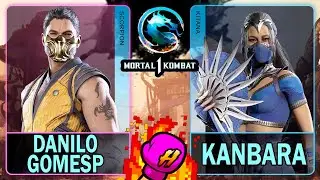 MK1 Danilogomesp (SCORPION) VS Kanbara (KITANA)🥊Mortal Kombat 1🥊4K 60ᶠᵖˢ
