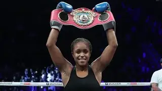 NATASHA JONAS beats CHRIS NAMUS to become WBO super-welterweight champion (REVIEW - NO FOOTAGE).