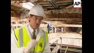 Long way to go to restore burnt out Cutty Sark